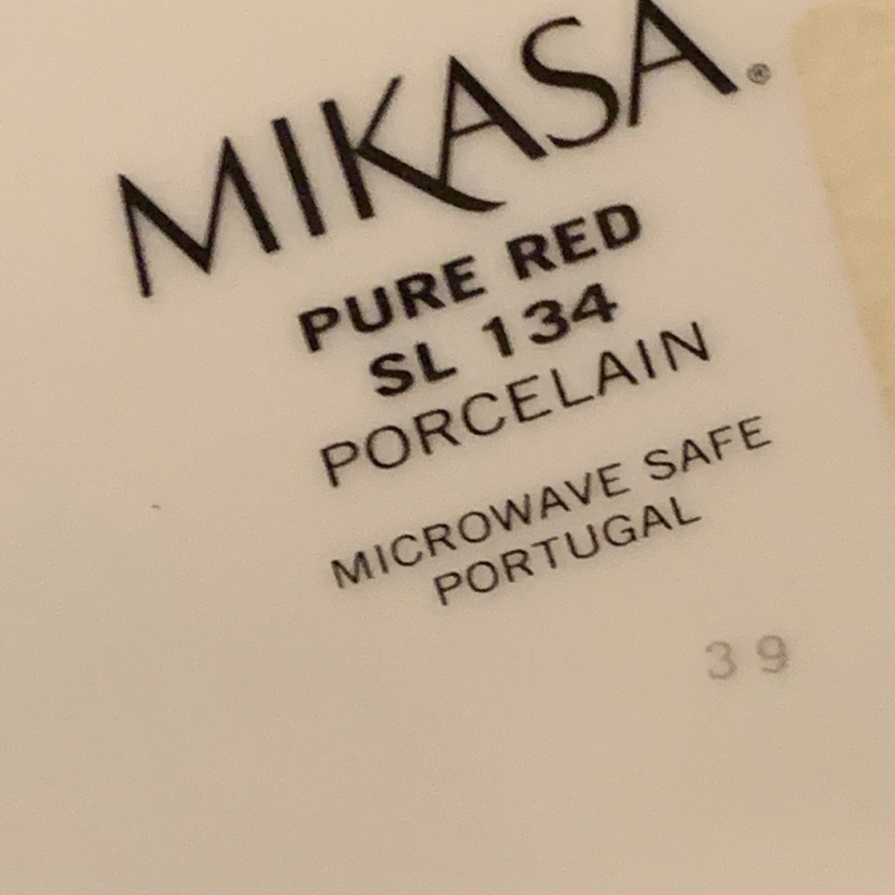 MIKASA PURE RED SL-134 rare TEAPOT COFFEE POT with lid excellent condition - Picture 9 of 10